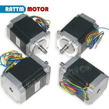 

Ukraine Delivery!! 4PCS Nema23 CNC Stepper motor 270 Oz-in/76mm/3A stepping motor Embroidery 3D Printer / CNC Router Machine