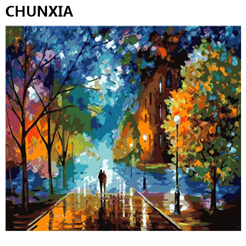 CHUNXIA Painting By Numbers DIY Framed Oil Paint Pictures Wall Art Home Decor Unique Gift E175