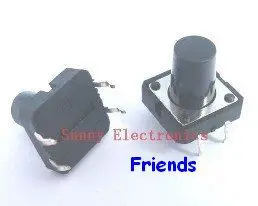 

Free Shipping 12mm Tactile Push Button Switch Momentary Tact 1000pcs