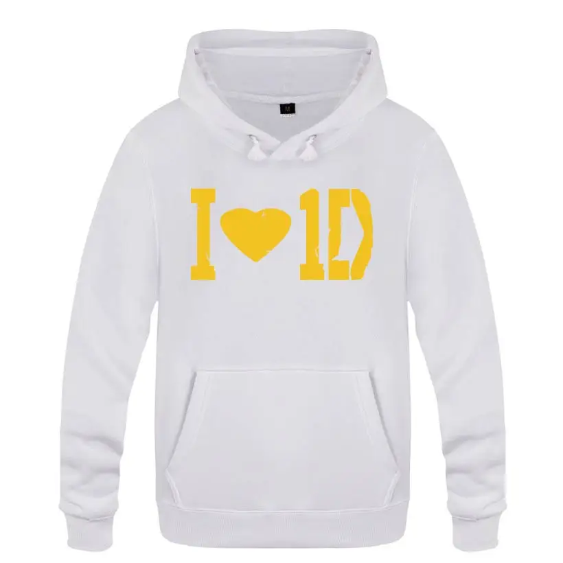 I Love 1D One Direction Rock толстовки для любителей музыки мужские 2018 флисовый пуловер с