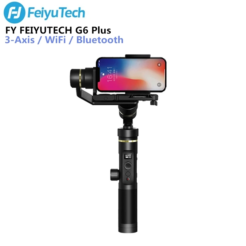 

FY FEIYUTECH G6 Plus Handheld Gimbal Stabilizer 3-axis WIFI Bluetooth OLED Screen for Action Camera Digital Cameras Smartphones