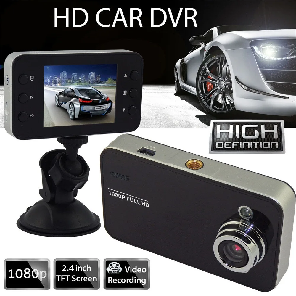 В автомобиле DVR компактная камера Full HD 1080P Запись Dash Cam видеокамера движения