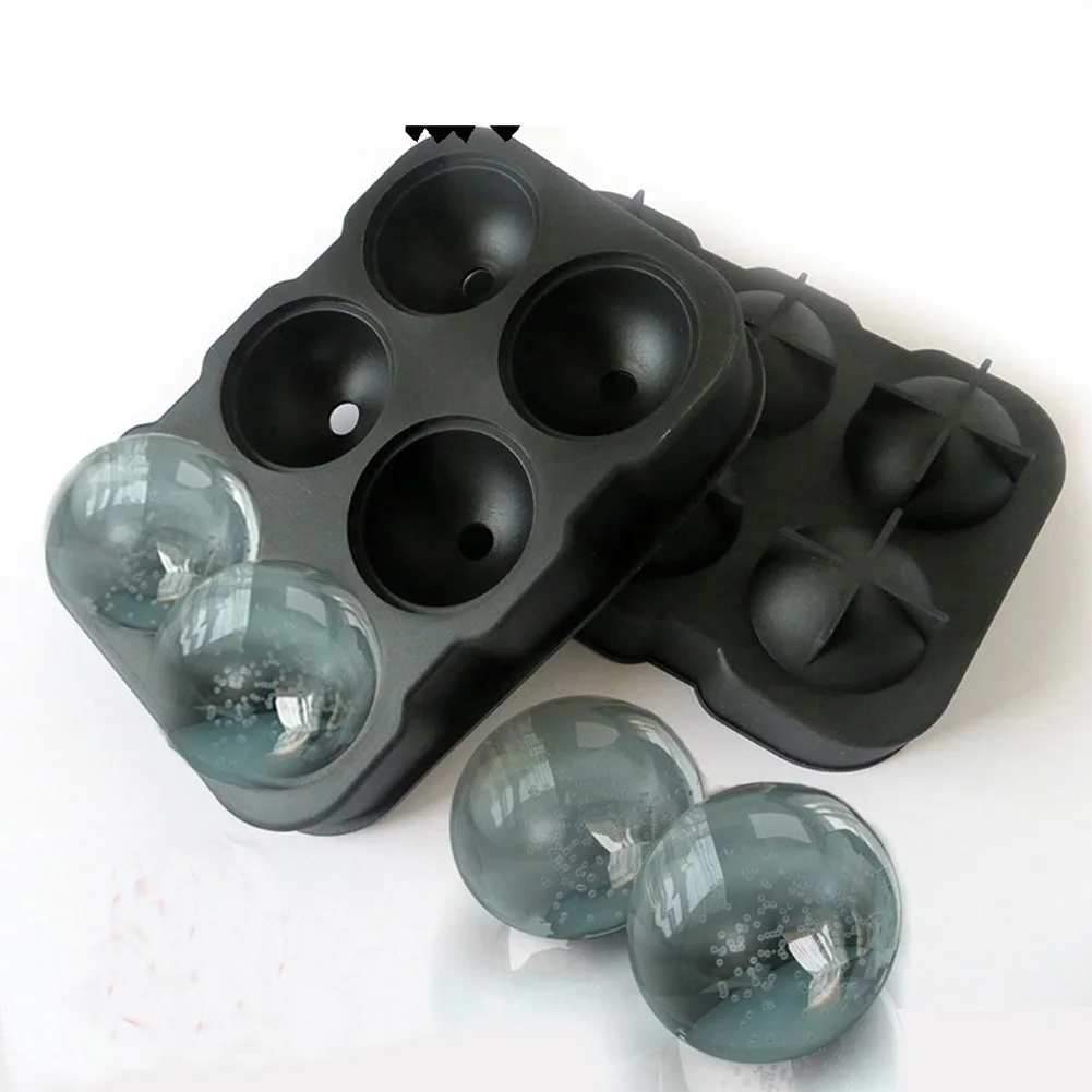 DIY Spherical Silicone Ice Mold Mould Whiskey Silicone Ice Ball Maker