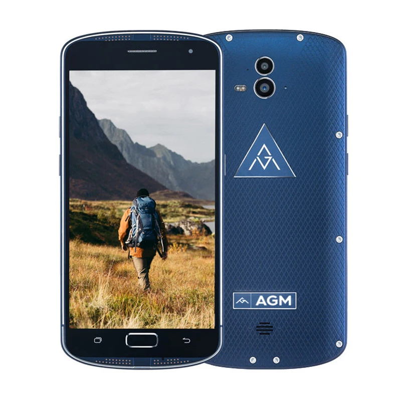 

IP68 Rugged Phone AGM X1 IP68 Waterproof 64GB ROM 4GB RAM 5400mAh Dual Camera Qualcom Octa Core Smartphone OTG NFC Fingerprint