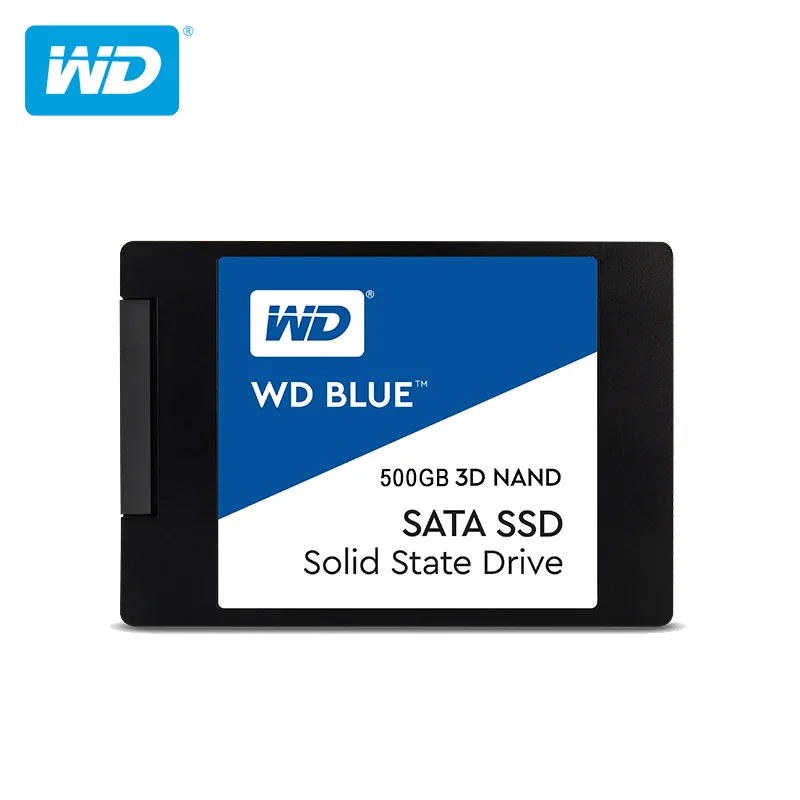 WD Blue-3D NAND PC SSD 500GB Внутренний твердотельный жесткий диск SATA 3,0 6 ГБ/сек. 2," 545 МБ/с. 500G ноутбук Настольный