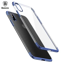 

Baseus Shining Plating Phone Case for iPhone X 10 Plated Color Protective Shell Cover Case for Apple X Thin Silm Hard Back Cover