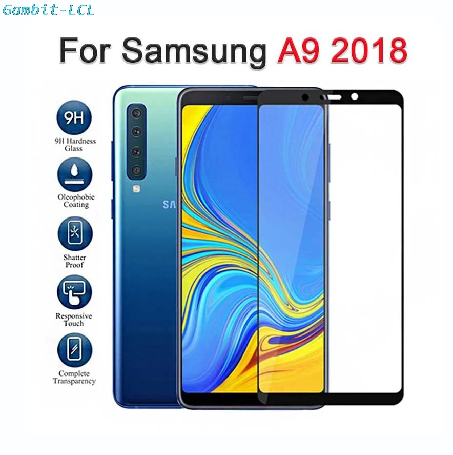 3D 9H полное закаленное стекло для Samsung Galaxy A9 (2018) Защитная пленка экрана 2018 A9s 6 3&quot |