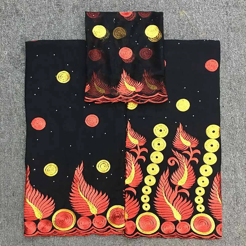 

African The Cloth High Quality Fabric Cotton Fabric Three Sets Thin Yarn Fashion Lace Six Style Large Pier 5 Quay 2 Wharf Yarn