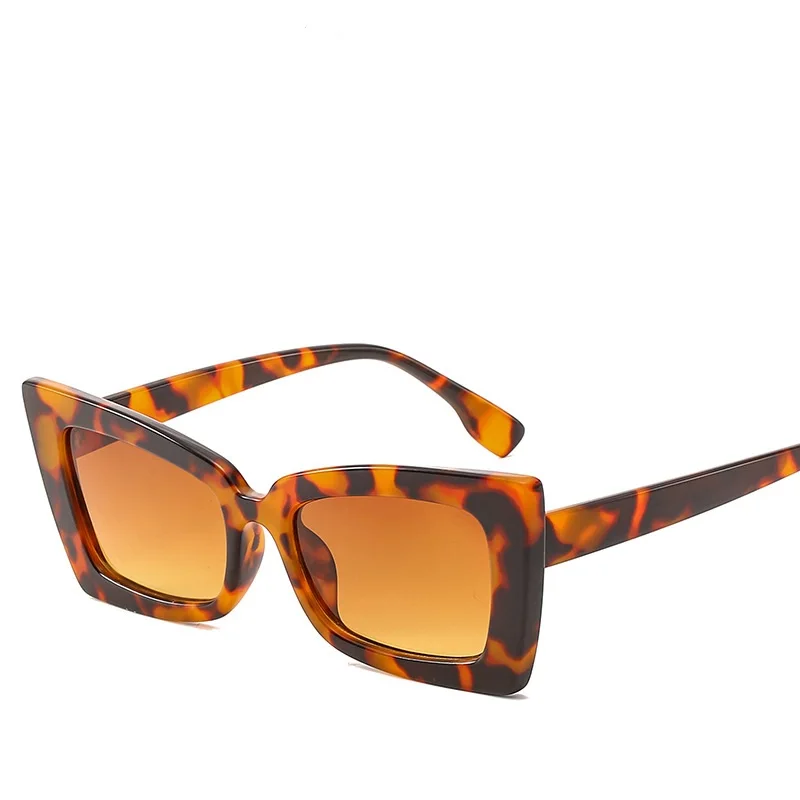 

Classic Square Big Frame Leopard Print Sunglasses Men Women 2019 Luxury Brand Designer Sun Glasses lentes de sol mujer UV400