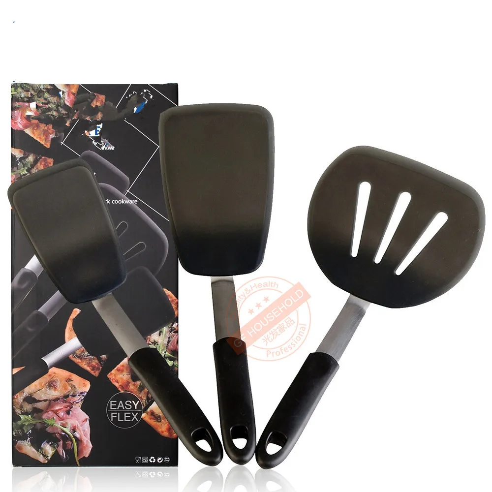 

Kitchen Utensil Set Cooking Tools Set Turners Silicone Spatula Kitchenware Non-stick Spatula for Steak Flat Fried Shovel Gadgets