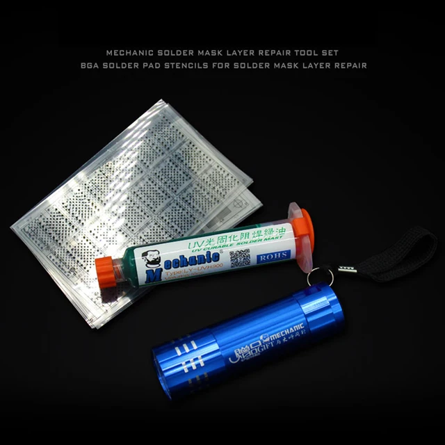 $US $10.84 BGA Green Oil Net UV Lamp Welding Fluxes Green UV Solder Mask PCB BGA Paint Prevent Corrosive Arcin