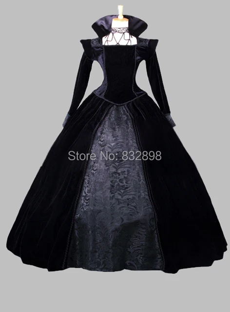 Satin Victorian Dresses