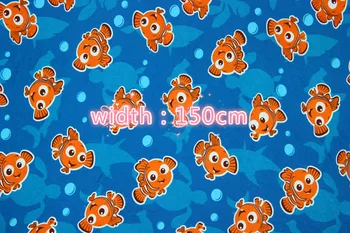 

1 yard Nemo DIY stretch fabric soft cotton knit fabric width 160cm