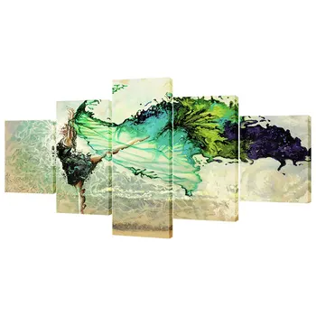

Artryst The Ballerina Butterfly canvas Painting room decor print poster Modular wall Picture For Living Room Decoration WY016