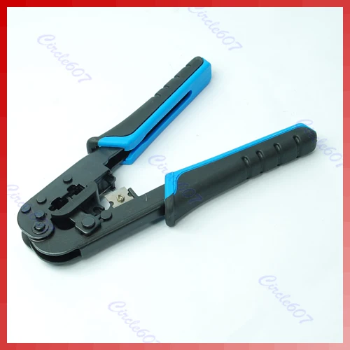 

Dual Modular Network Cable Crimping Tool Wire Cutter Stripping Kit RJ45 RJ12