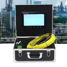 Труба инспекционная WiFi видеокамера 10 дюймов lcd 8LED 30 м кабель канализационная инспекционная система 100-240 В труба Инспекционная камера