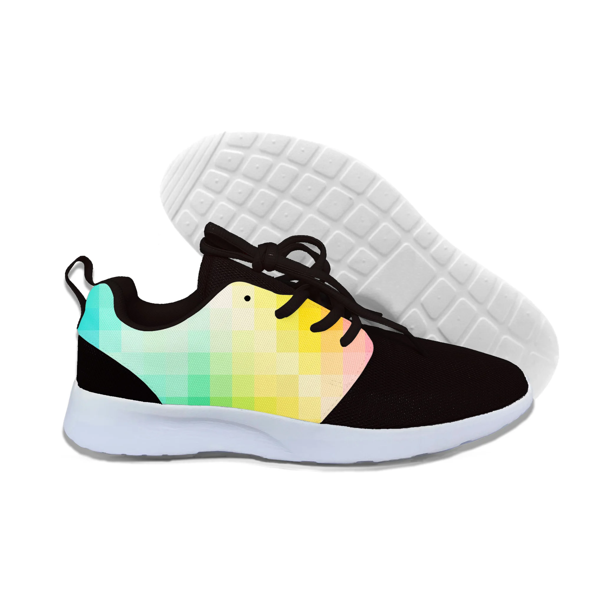 

2019 hot fashion Color Blocks 3D casual shoes for men/women high quality Harajuku 3D printing Color Blocks Sneakers