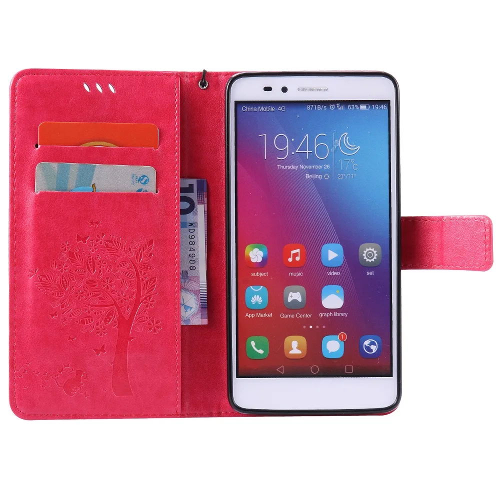Чехол из искусственной кожи для Huawei Honor 5X5 X/GR5 GR 5 KIW L21 KII L03 AL10 чехол кошелек с