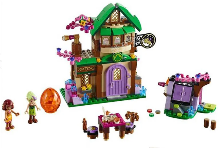 348Pcs New 10502 Friend Elves The Starlight Inn Kits Minis Compatible With 41174 Building Blocks Bricks Girl Wood Toys Legoings