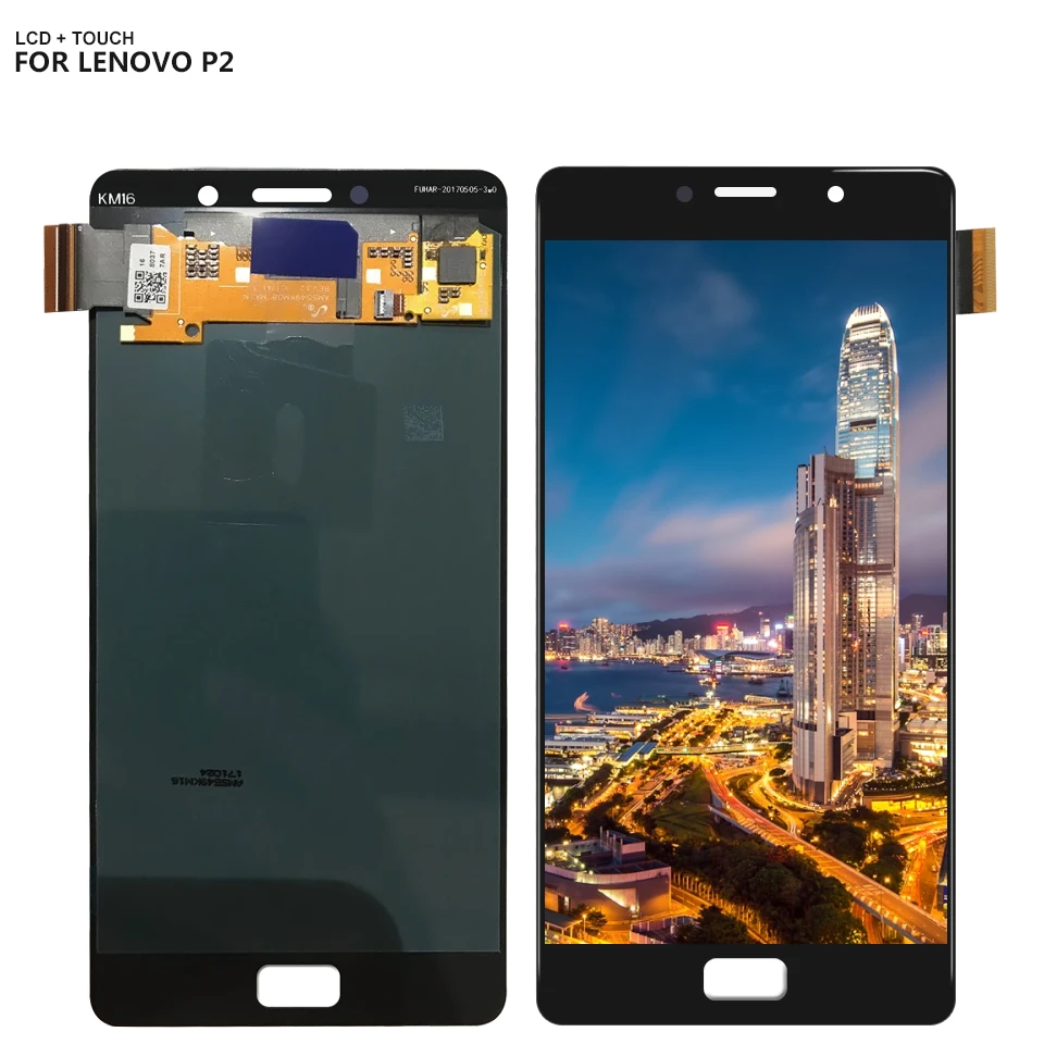 Для 5," lenovo Vibe P2c72 P2a42 P2 ЖК-дисплей сенсорный экран дигитайзер сенсор в сборе с бесплатными инструментами