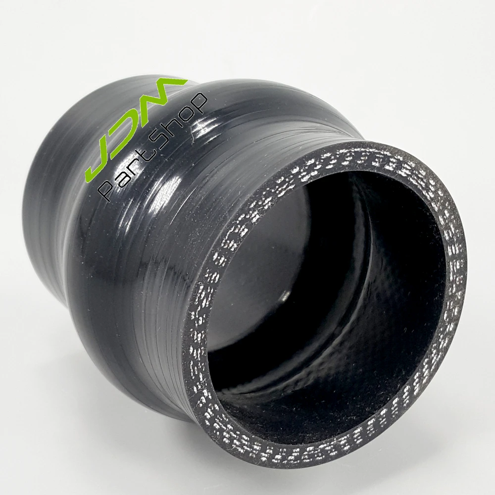 Black 3.0" inch 76mm Straight Silicone Hump Camel joiner Hose