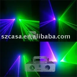 stage lights 40mW Green laser+100mW Violet Blue disco lights for laser lighting show