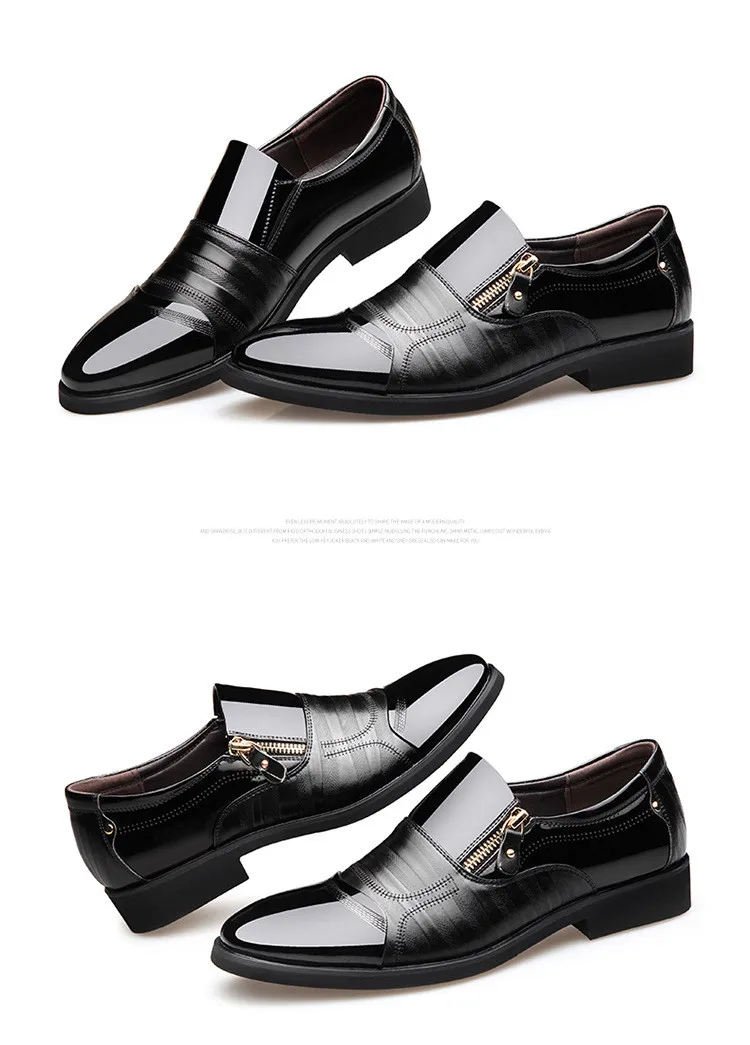 Merkmak/мужские лоферы; Новинка; модные оксфорды; деловая Мужская обувь; Высококачественная мягкая повседневная мужская обувь на плоской подошве; дышащая обувь на молнии