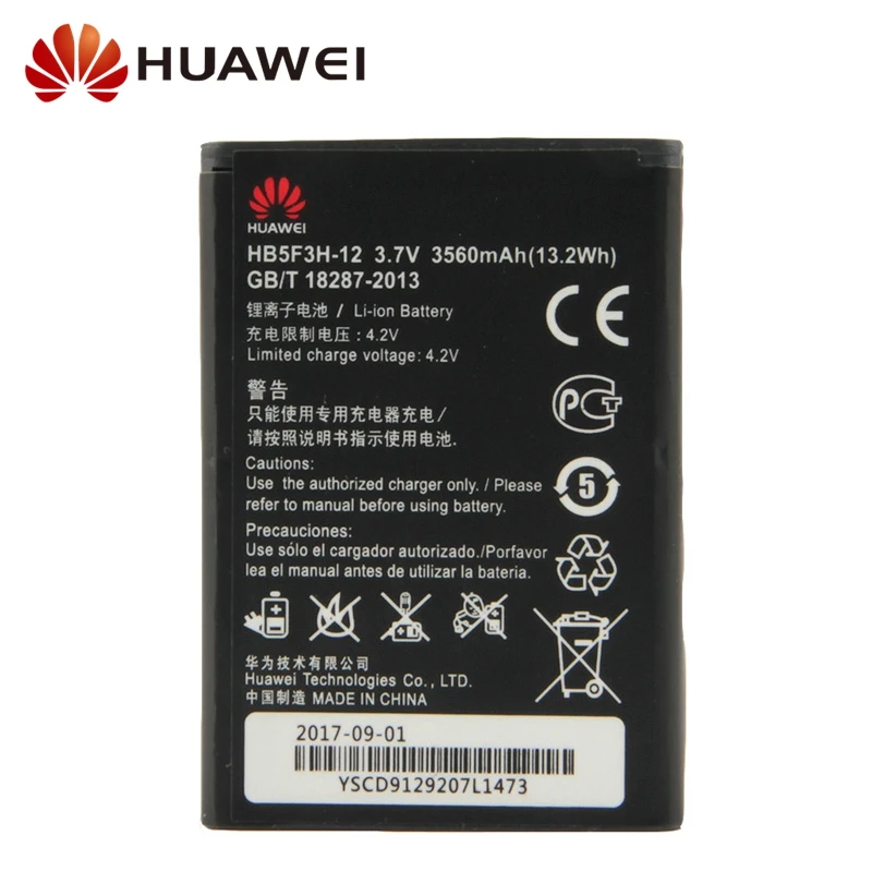 

Original Replacement Battery HB5F3H-12 For E5372T E5372s E5775 4G LTE FDD Cat4 WIFI Router Authentic Phone Battery 3560mAh