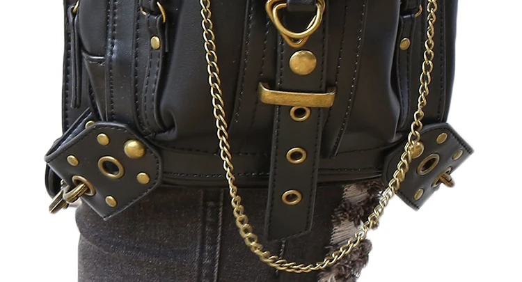 Стимпанк Ретро сумка Готический мини моды мобильный телефон сумка Для мужчин Для женщин талии сумка Новинка 2017 года Талия пакеты