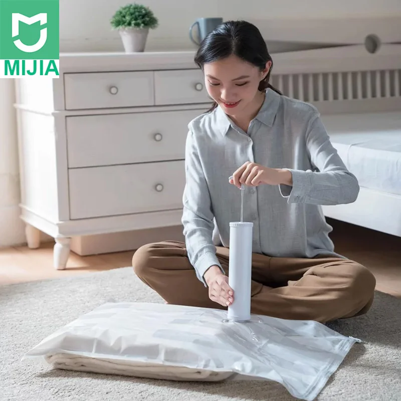 11 шт Xiaomi Mijia Интеллектуальный вакуумный мешок складной qr-код сумка для хранения