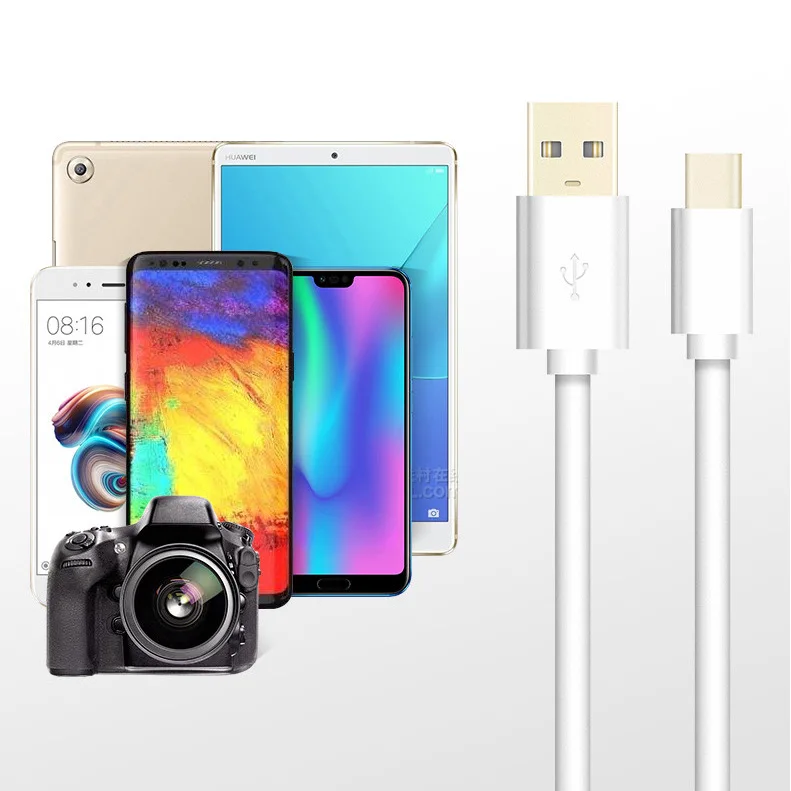 كابل شحن سريع 1 قطعة الهاتف المحمول USB كابل بيانات ل فون ل XIAOMI لهواوي ل ممن لهم ل فيفو ل Oneplus