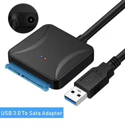 Lamorniea USB 3,0 на Переходник SATA Кабель USB 3,0 жесткий диск конвертер кабель для samsung WD 2,5 3,5 HDD SSD адаптер