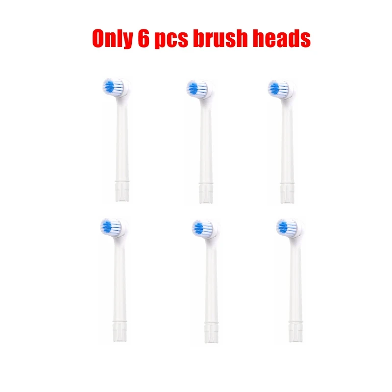 

6pcs/lot Original Brand Electric Teeth Brush Head Replacement Toothbrush Heads for EM022 Oral Care Deep Clean Soft Brushhead P49