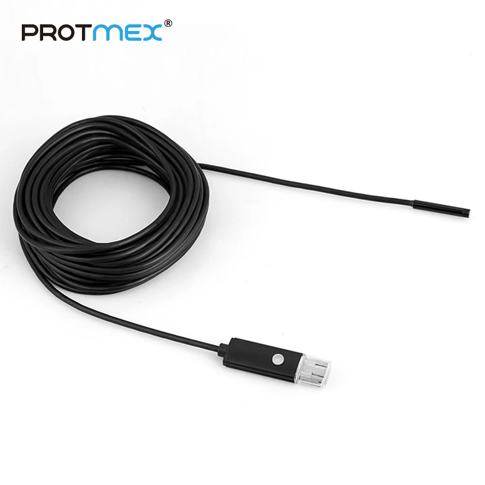 

8mm Lens 2M 2 in 1 Mini USB Endoscope for Android Phones Borescope Tube Inspection Camera 6 LEDS Web Camera for PC