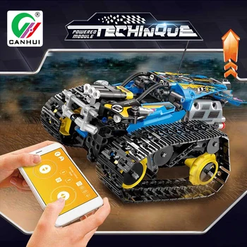 

2.4G DIY Remote Control Sport RC Tank Toy Electric Stunt Car with Voice Remote Control Toys APP Gravity Remote for Children