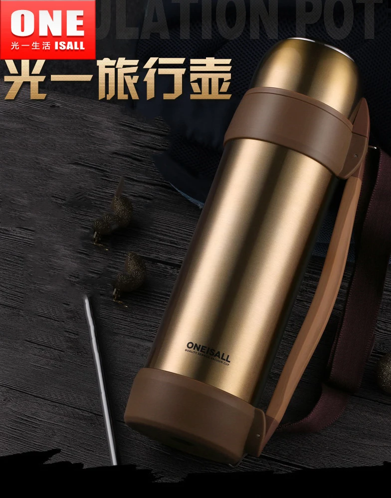 2200ml Travel Kettle Thermos Cup Stainless Steel Thermos insulated