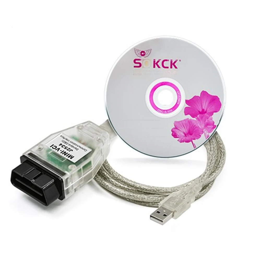 

MINI VCI for Toyota TIS Techstream V10.00.028 Single Cable MINI VCI for Toyota J2534 Diagnostic Tool