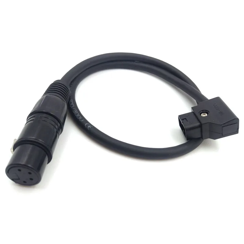 

D-Tap Male to Female 4P-XLR for Power Supply Battery Adapter Power Cable