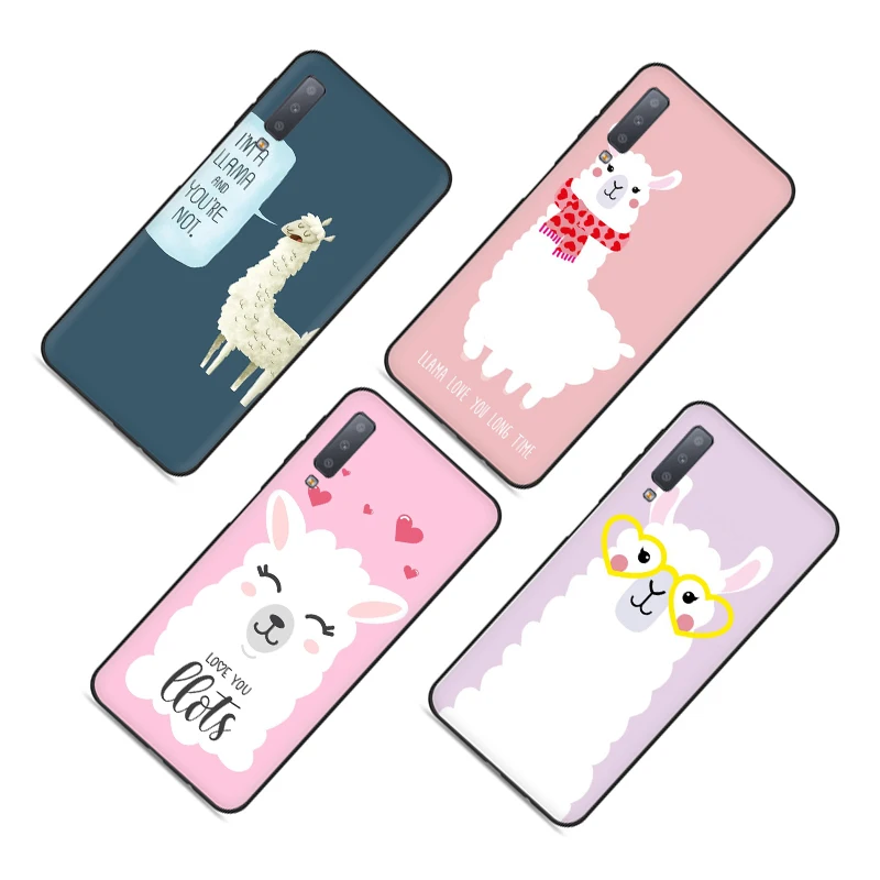 Мягкий силиконовый чехол для Samsung A3 A5 A6 Plus A7 A8 A9 A10s 20s 30s 40s 50s 60 70 J6|Бамперы| |
