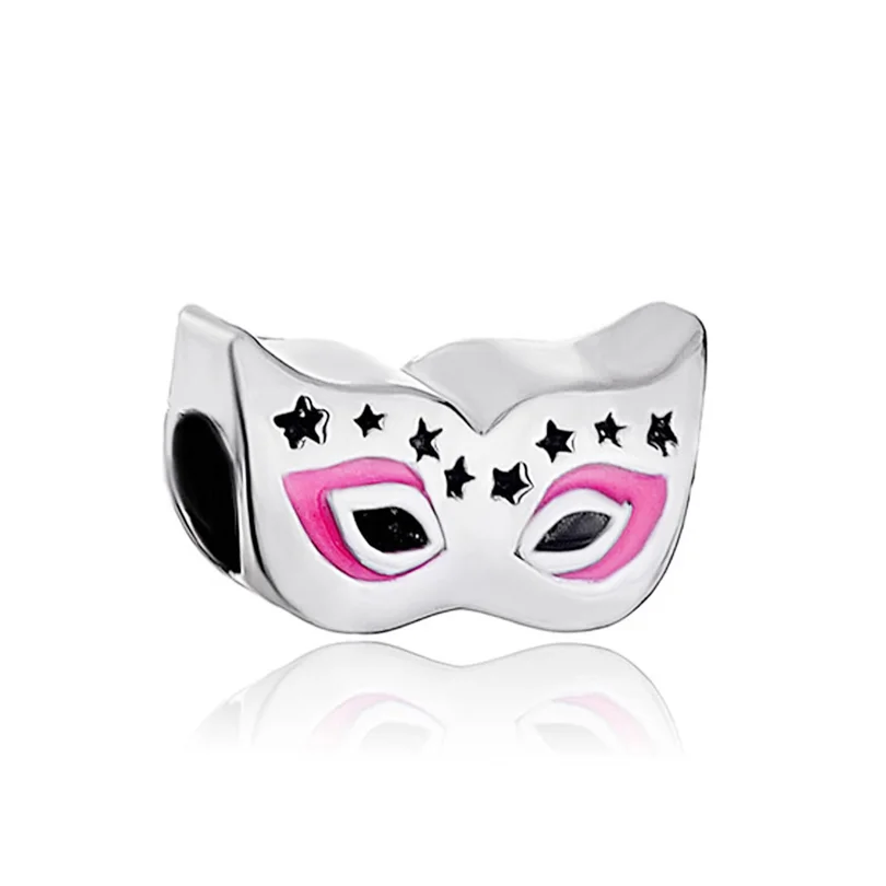 New product Charm Beads Masquerade Fox Mask Lucky Fit Pandora Bracelet | Украшения и аксессуары