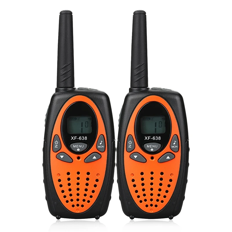 Portable 2Pcs Toy Walkie Talkiet 22 Channel Electronic Talkie Lcd Backlight Display Radio Handheld Ki | Спорт и развлечения