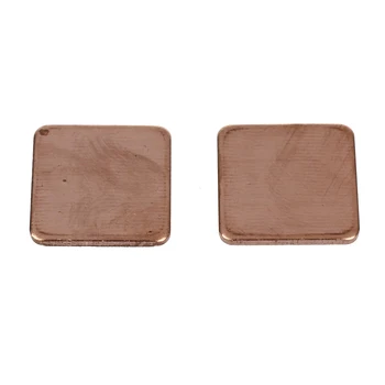 

SODIAL(R) 2 Pcs 1.2mm Thick Heatsink Thermal Pad Copper Shim for Laptop CPU GPU