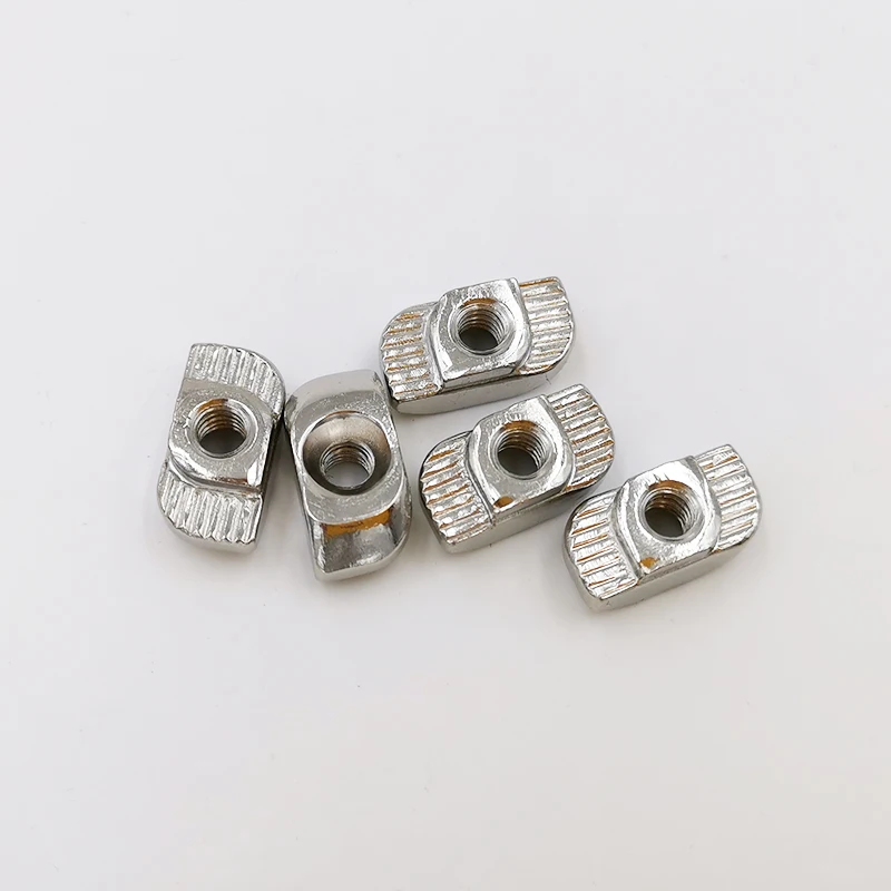 

50pcs 2020 M3 M4 M5 Carbon Steel Aluminum Profile Hammer T Nut