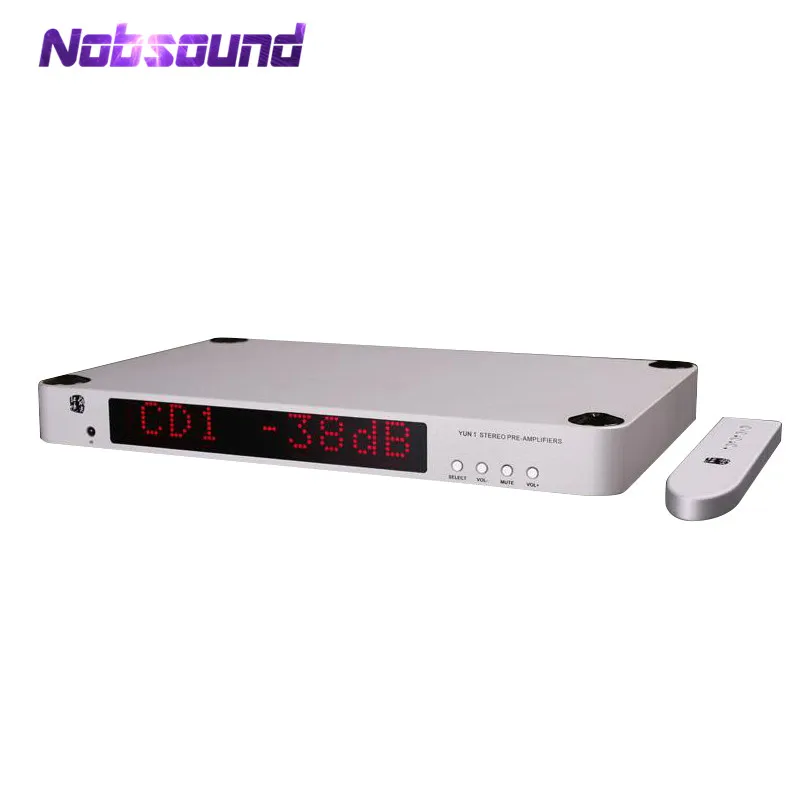 Усилитель Nobsound Hi Fi стерео усилитель транзистора с 3 входами и пультом