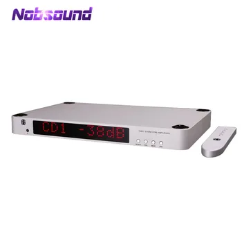 

Nobsound High End Ref Pre-Amplifier Stereo HiFi Transistor Preamp With 3 Input Remote Control and LCD Display For Home Audio