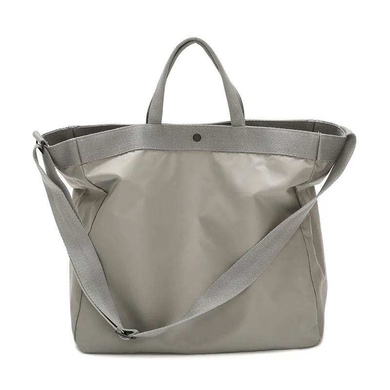Нейлоновая Женская портативная спортивная сумка для хранения, спортивная сумка для спортзала, большая емкость, портативные сумки, женская сумка для фитнеса и путешествий - Цвет: Grey