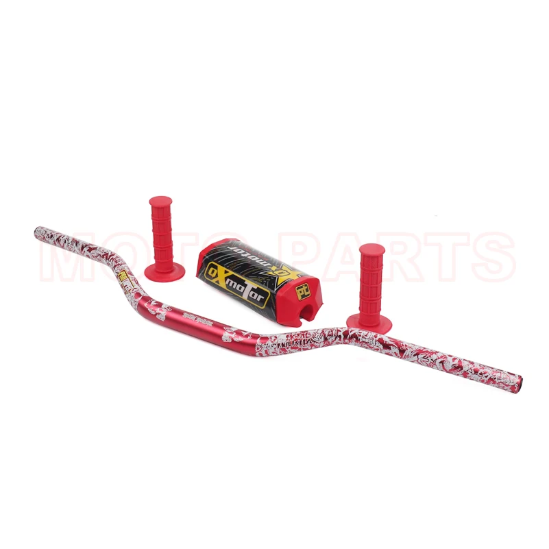 

Handlebar Pads Handle Grips Fat Bar 1-1/8" Pack Dirt Bike Motocross Fat MX Aluminum Racing Handlebar