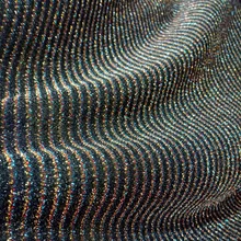 Мерцающая Ткань в полоску металлик полиэстер вечерние украшения блестящая ткань ремесло материал 1 метр