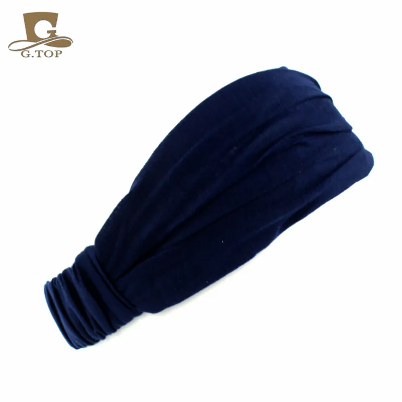 Delle signore del cotone Hairband della Fascia Capa Della Fascia Wrap Collo Testa Sciarpa Cap 2 in 1 Bandana