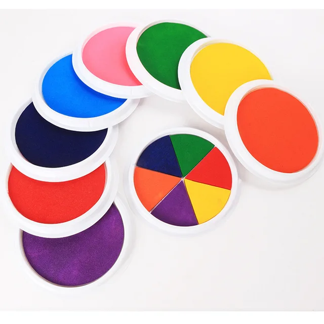 Colorful Ink Pad for Drawing and Finger Painting